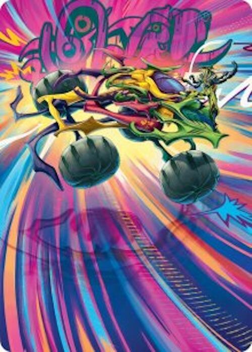 Thunderous Velocipede Art Card 43 (Art Series: Aetherdrift)  | Good Games Adelaide SA