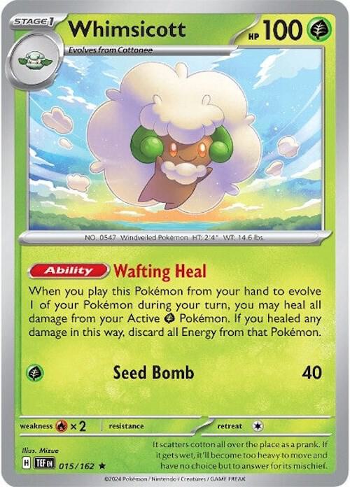 Whimsicott 015/162 (SV05: Temporal Forces)  - Holofoil | Good Games Adelaide SA