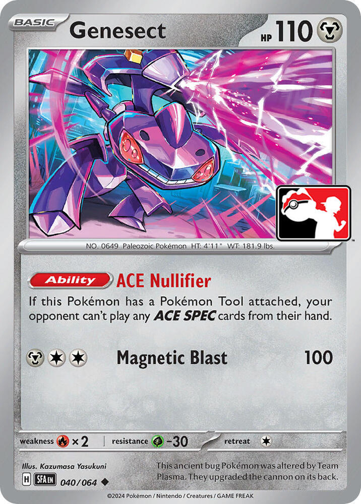 Genesect 040/064 (Prize Pack Series Cards)  - Holofoil | Good Games Adelaide SA