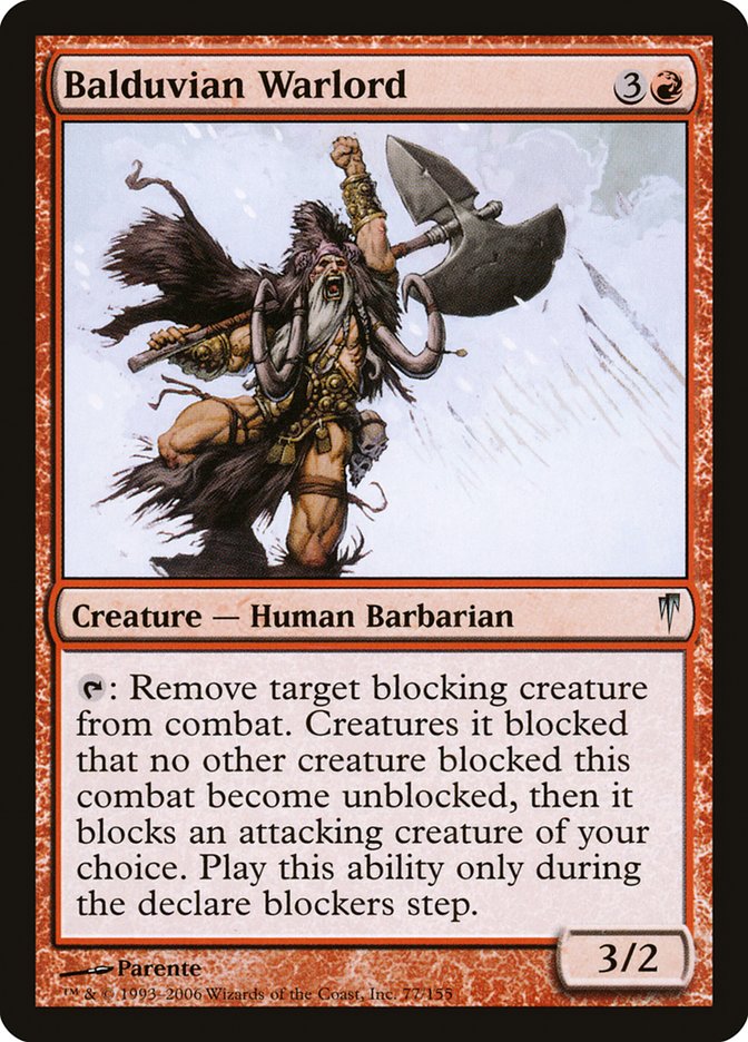 Balduvian Warlord 77 (Coldsnap)  - Foil | Good Games Adelaide SA