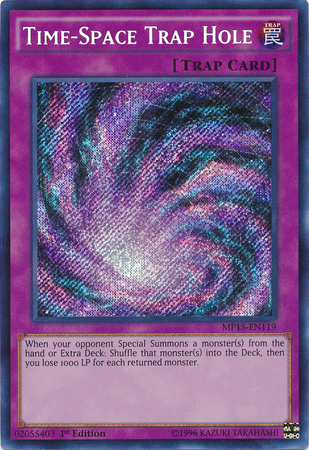 Time-Space Trap Hole [MP15-EN119] Secret Rare | Good Games Adelaide SA