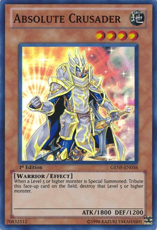 Absolute Crusader [GENF-EN036] Super Rare | Good Games Adelaide SA