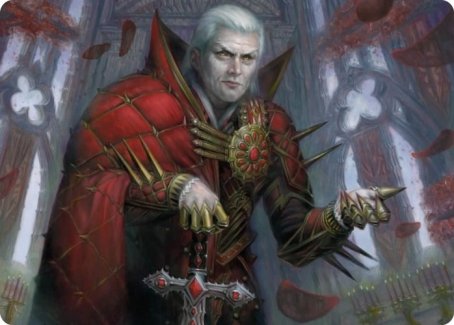Edgar, Charmed Groom 1 Art Card [Innistrad: Crimson Vow Art Series] | Good Games Adelaide SA