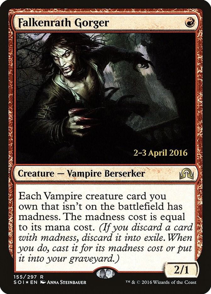 Falkenrath Gorger 155 (Prerelease Cards)  - Foil | Good Games Adelaide SA
