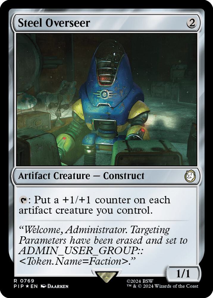 Steel Overseer 769 (Universes Beyond: Fallout)  - Foil | Good Games Adelaide SA
