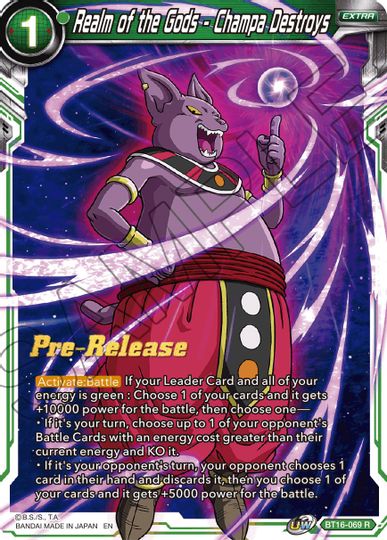 Realm of the Gods - Champa Destroys (BT16-069) [Realm of the Gods Prerelease Promos] | Good Games Adelaide SA