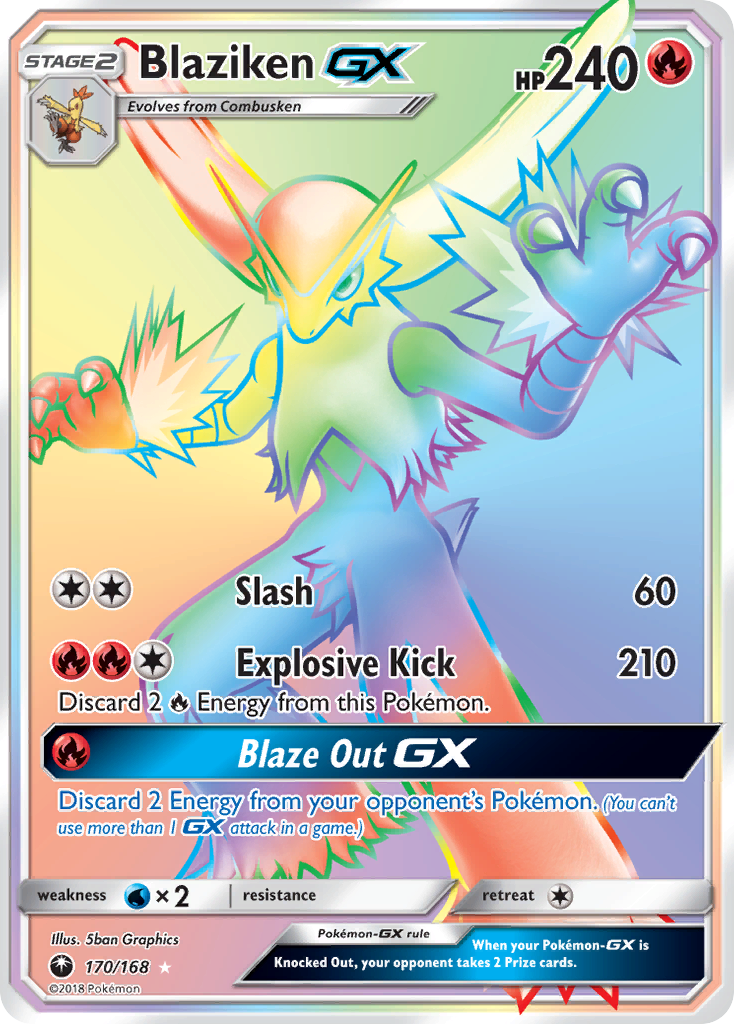 Blaziken GX (170/168) [Sun & Moon: Celestial Storm] | Good Games Adelaide SA