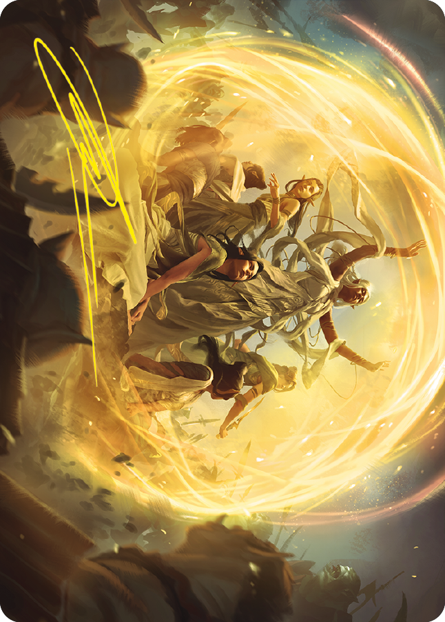 Heroic Intervention Art Card (Gold-Stamped Signature) [The Lord of the Rings: Tales of Middle-earth Art Series] | Good Games Adelaide SA