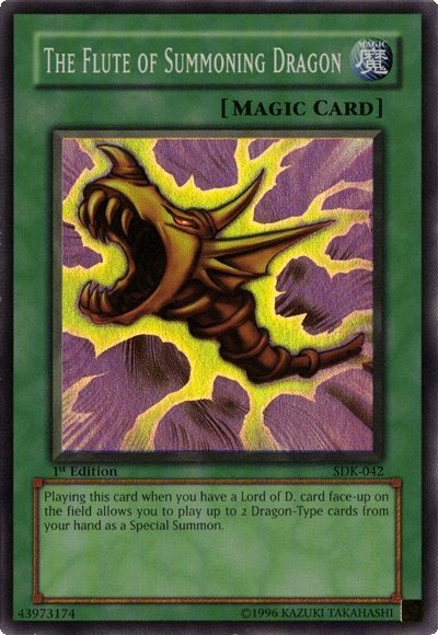 The Flute of Summoning Dragon [SDK-042] Super Rare | Good Games Adelaide SA