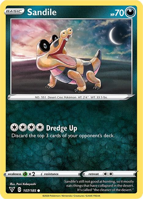 Sandile 107/185 (SWSH04: Vivid Voltage)  | Good Games Adelaide SA