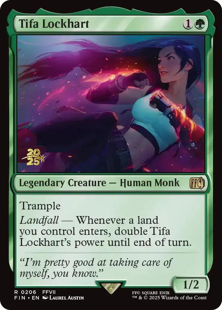 Tifa Lockhart 206 (Prerelease Cards)  - Foil | Good Games Adelaide SA