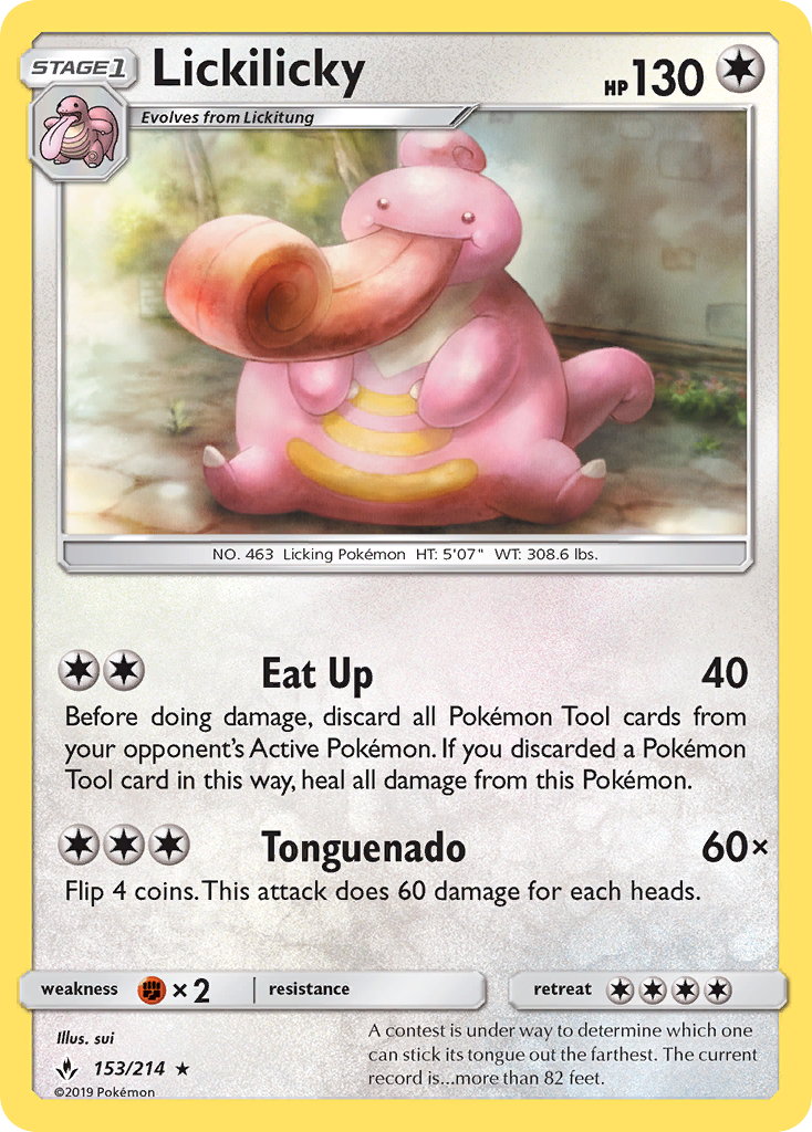 Lickilicky (153/214) [Sun & Moon: Unbroken Bonds] | Good Games Adelaide SA