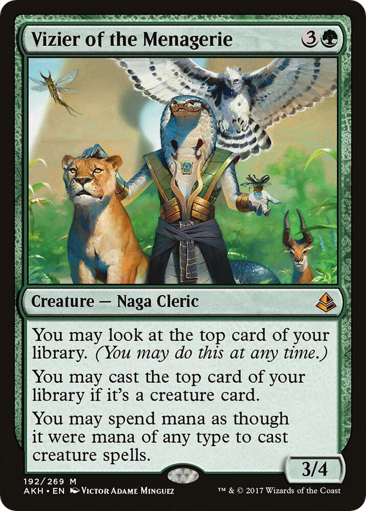 Vizier of the Menagerie 192 (Amonkhet)  - Foil | Good Games Adelaide SA