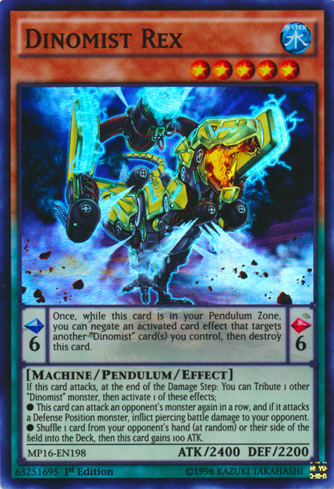 Dinomist Rex [MP16-EN198] Super Rare | Good Games Adelaide SA