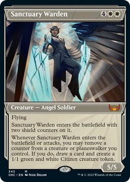 Sanctuary Warden Showcase 343 (Streets of New Capenna)  - Foil | Good Games Adelaide SA