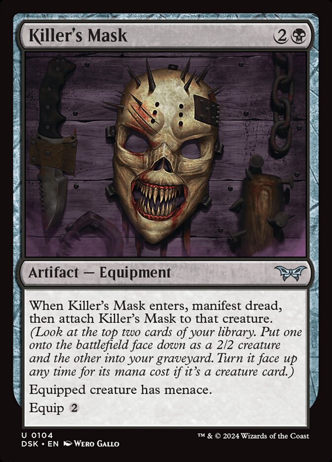 Killer's Mask 104 (Duskmourn: House of Horror)  | Good Games Adelaide SA
