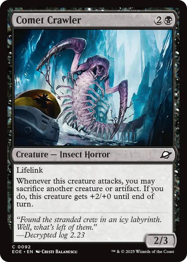 Comet Crawler 92 (Edge of Eternities)  - Foil | Good Games Adelaide SA