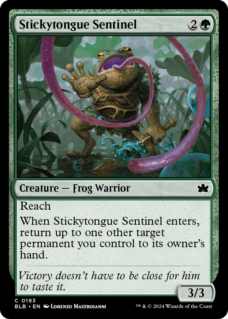 Stickytongue Sentinel [Bloomburrow] | Good Games Adelaide SA