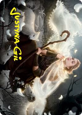 Ancestors Embrace Art Card Gold Stamped Signature 4 (Art Series: Innistrad: Crimson Vow)  | Good Games Adelaide SA