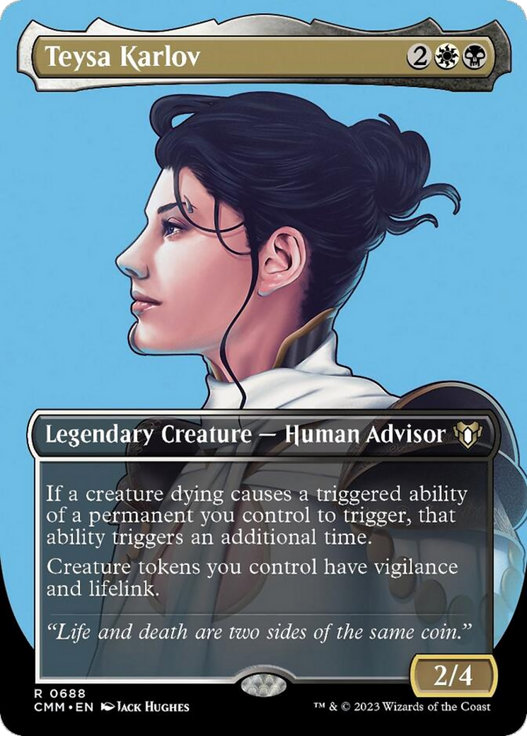 Teysa Karlov (Borderless Profile) [Commander Masters] | Good Games Adelaide SA