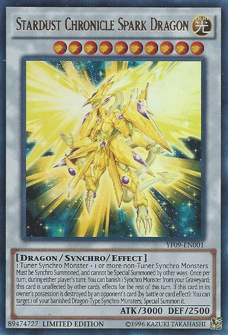 Stardust Chronicle Spark Dragon [YF09-EN001] Ultra Rare | Good Games Adelaide SA