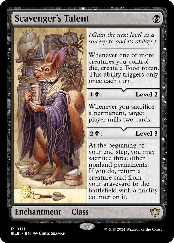 Scavengers Talent 111 (Prerelease Cards)  - Foil | Good Games Adelaide SA