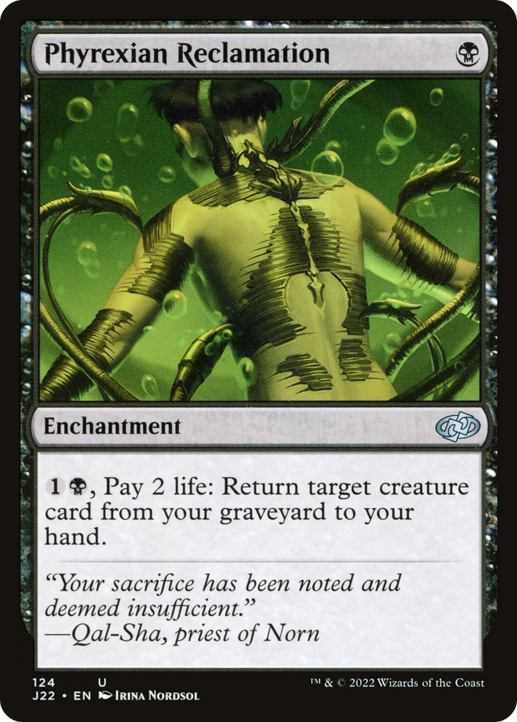 Phyrexian Reclamation [Jumpstart 2022] | Good Games Adelaide SA