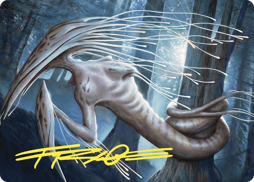 Manaweft Sliver Art Card Gold Stamped Signature 81 (Art Series: Commander Masters)  | Good Games Adelaide SA