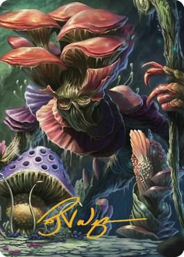 Myconid Adult Art Card Gold Stamped Signature 24 (Art Series: Commander Legends: Battle for Baldur's Gate)  | Good Games Adelaide SA