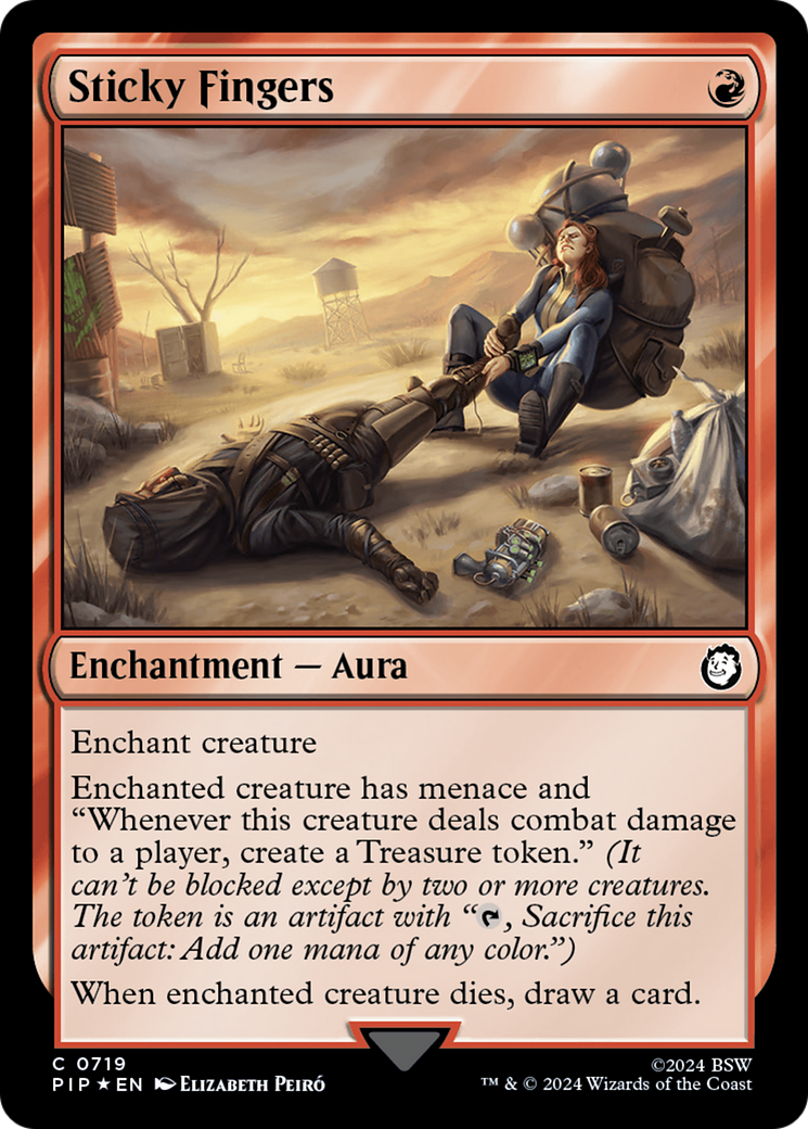 Sticky Fingers (Surge Foil) [Fallout] | Good Games Adelaide SA