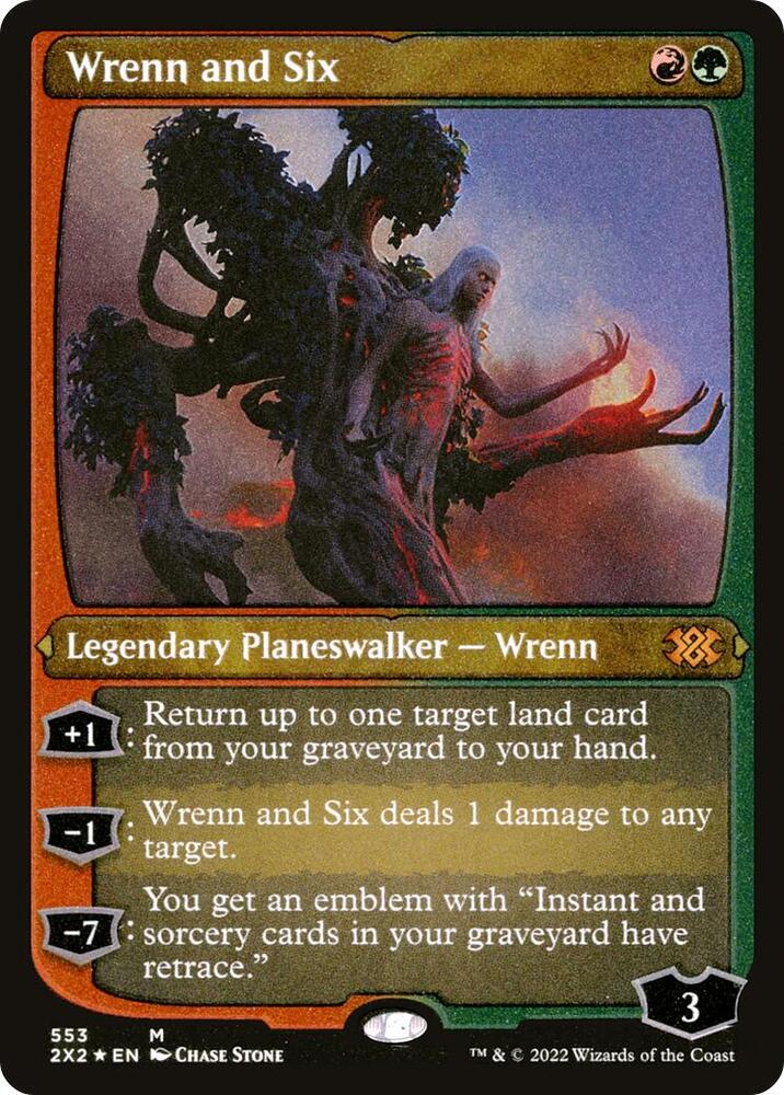 Wrenn and Six Foil Etched 553 (Double Masters 2022)  - Foil | Good Games Adelaide SA