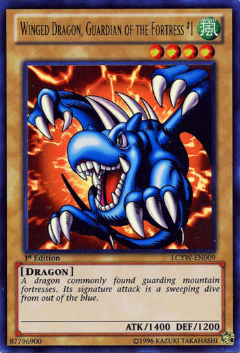 Winged Dragon, Guardian of the Fortress #1 [LCYW-EN009] Ultra Rare | Good Games Adelaide SA