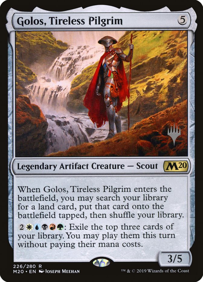 Golos, Tireless Pilgrim [Core Set 2020 Promos] | Good Games Adelaide SA