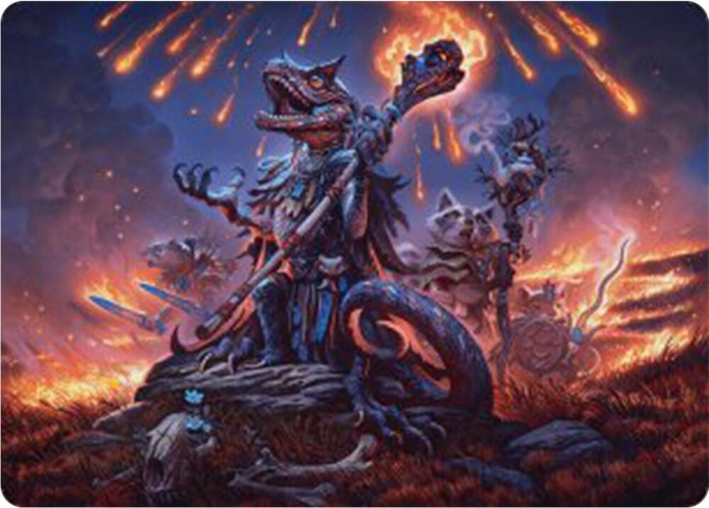 Valley Flamecaller Art Card 21 (Art Series: Bloomburrow)  | Good Games Adelaide SA