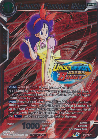 Launch, Feminine Wiles (Event Pack 08 - Alternate Foil) (P-274) [Tournament Promotion Cards] | Good Games Adelaide SA