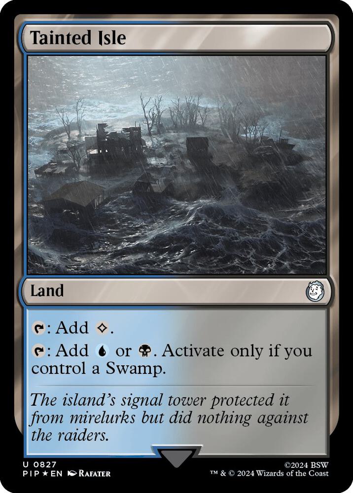 Tainted Isle 827 (Universes Beyond: Fallout)  - Foil | Good Games Adelaide SA