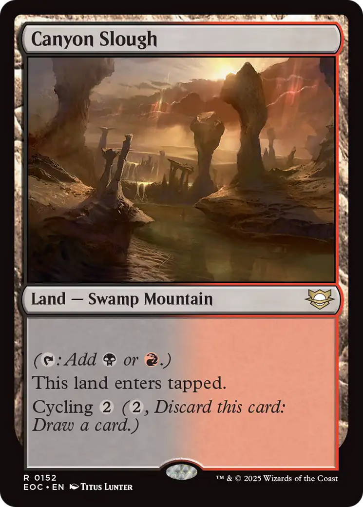 Canyon Slough [Edge of Eternities Commander] | Good Games Adelaide SA