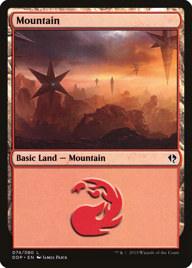 Mountain (74) [Duel Decks: Zendikar vs. Eldrazi] | Good Games Adelaide SA