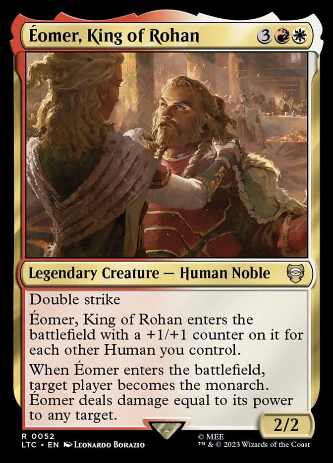 Éomer, King of Rohan 52 (Commander: The Lord of the Rings: Tales of Middle-earth)  | Good Games Adelaide SA
