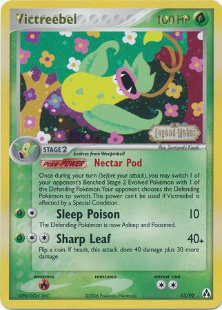 Victreebel (13/92) (Stamped) [EX: Legend Maker] | Good Games Adelaide SA