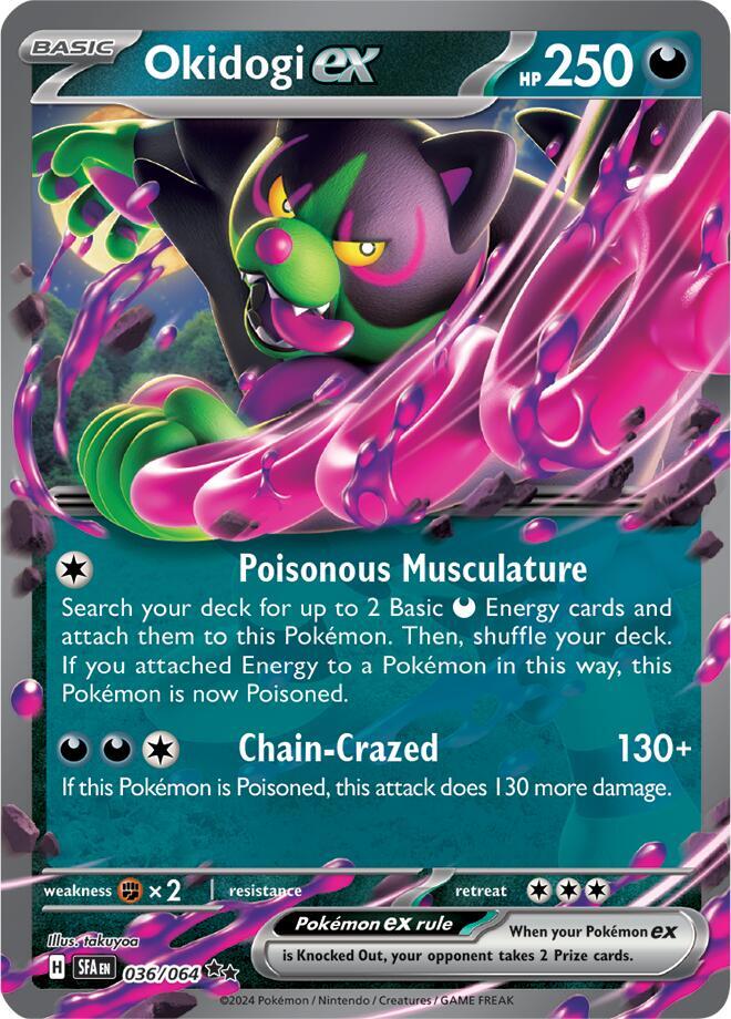 Okidogi ex 036/064 (SV: Shrouded Fable)  - Holofoil | Good Games Adelaide SA
