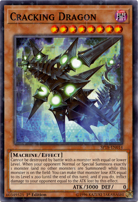 Cracking Dragon [SP18-EN014] Starfoil Rare | Good Games Adelaide SA