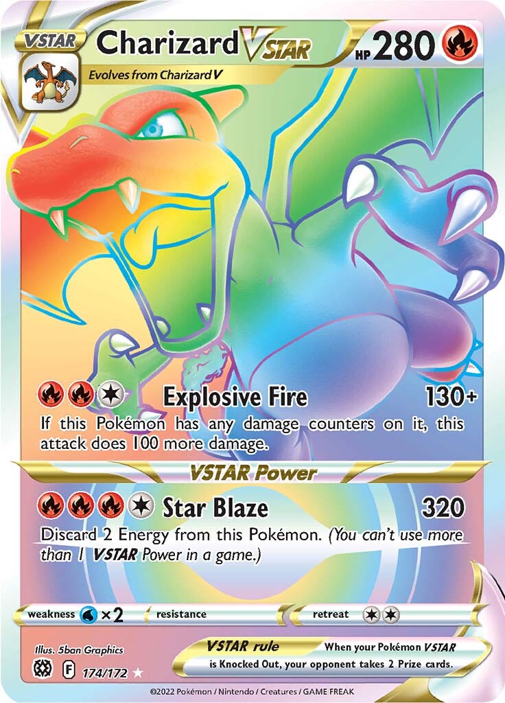 Charizard VSTAR (174/172) [Sword & Shield: Brilliant Stars] | Good Games Adelaide SA
