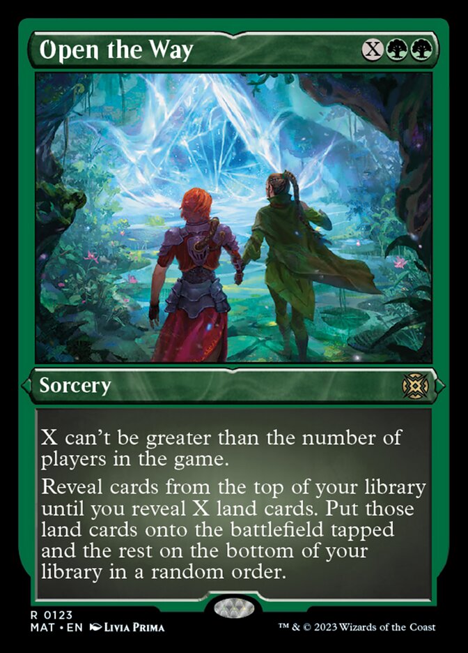 Open the Way (Foil Etched) [March of the Machine: The Aftermath] | Good Games Adelaide SA