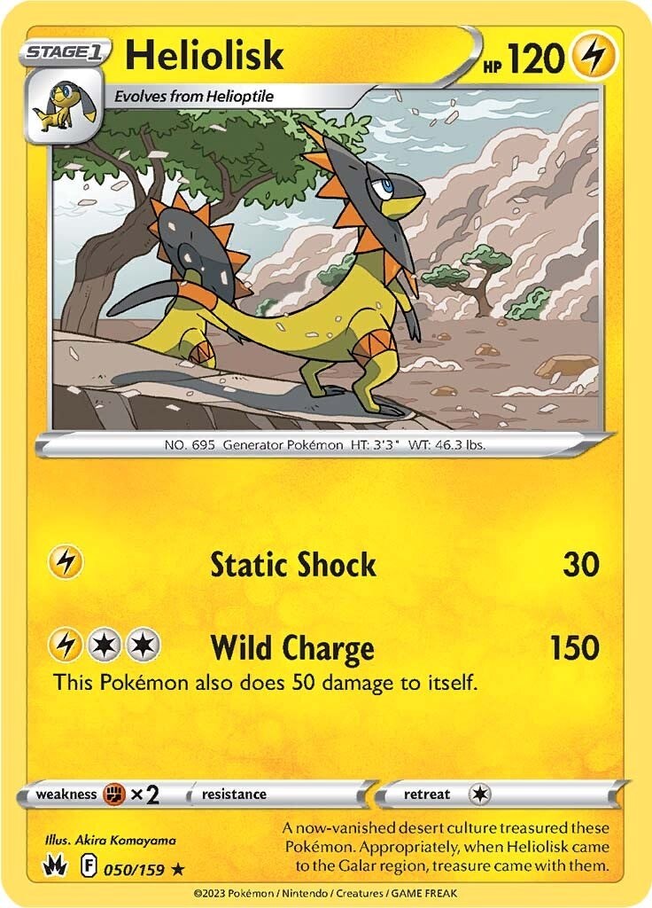 Heliolisk (050/159) [Sword & Shield: Crown Zenith] | Good Games Adelaide SA