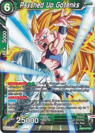 Psyched Up Gotenks (EX01-07) [Mighty Heroes] | Good Games Adelaide SA