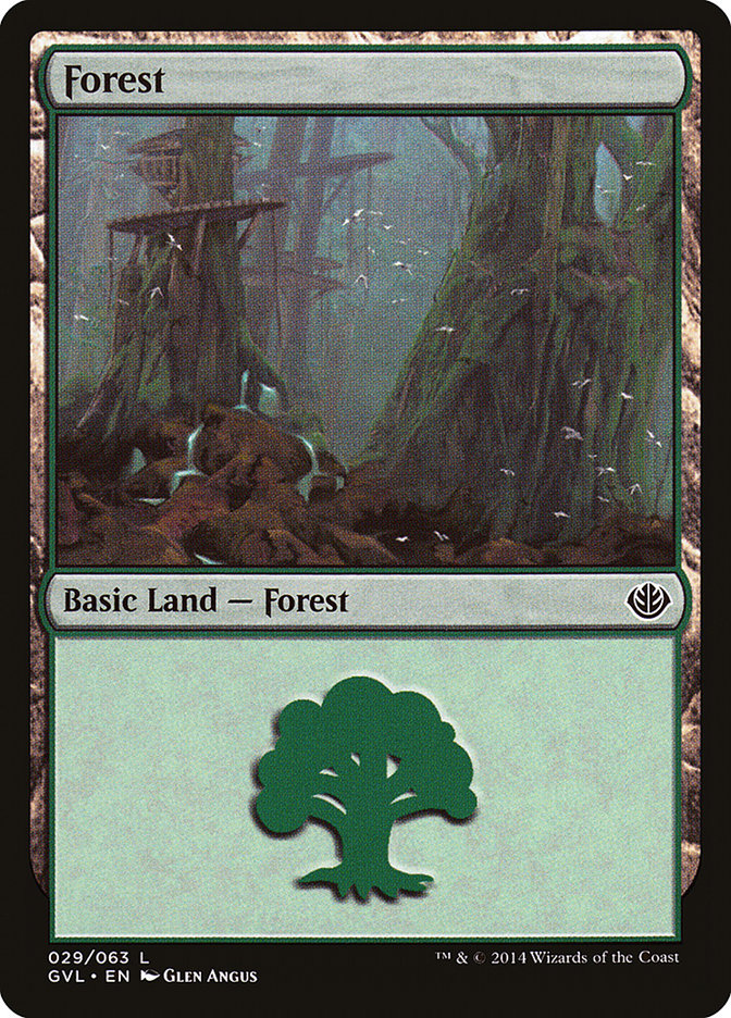 Forest (29) (Garruk vs. Liliana) [Duel Decks Anthology] | Good Games Adelaide SA