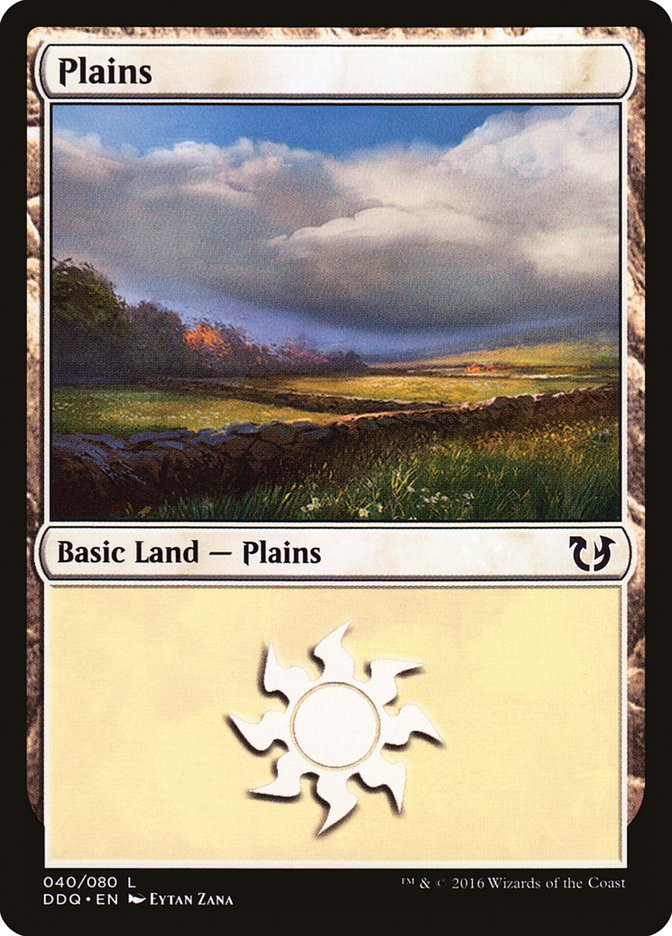 Plains (40) [Duel Decks: Blessed vs. Cursed] | Good Games Adelaide SA