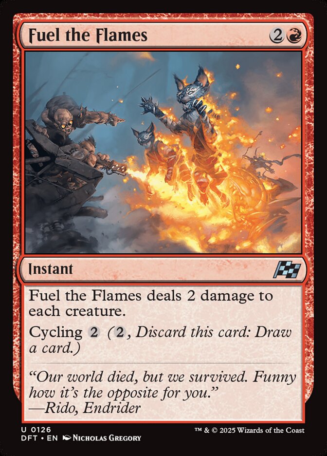 Fuel the Flames 126 (Aetherdrift)  - Foil | Good Games Adelaide SA