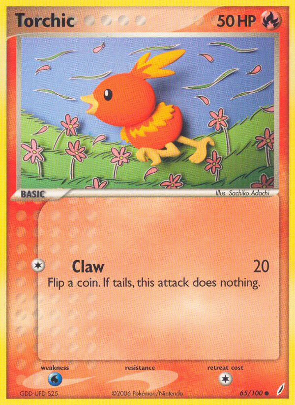 Torchic (65/100) [EX: Crystal Guardians] | Good Games Adelaide SA